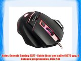 Natec Genesis Gaming GX77 - Rat?n l?ser con cable (5670 ppp 9 botones programables USB 2.0)