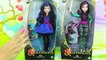 Newest Descendants Mal and Evie Dolls Toy Review. DisneyToysFan.