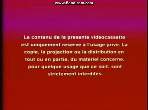 Opening To Robin Des Bois (Robin Hood) 1991 VHS (Canadian-French Copy)