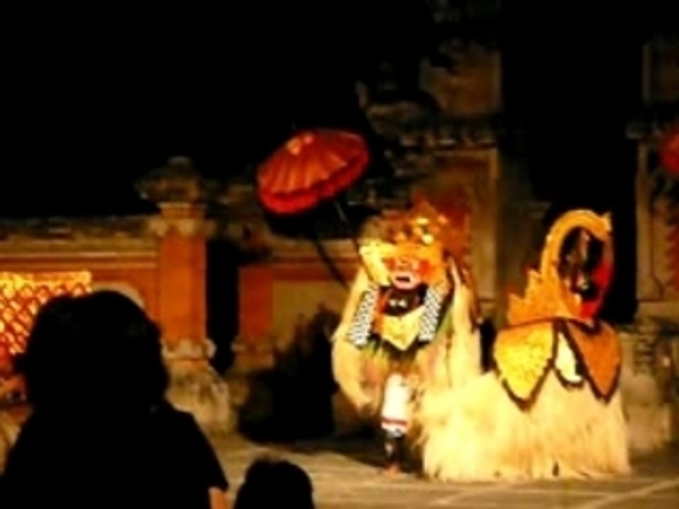 Traditional balinese Barong dance