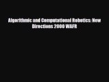 [PDF Download] Algorithmic and Computational Robotics: New Directions 2000 WAFR [Download]