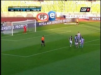 Fernandes Missed Penalty - Santiago Wanderers 1 - 1 O'Higgins 05-02-2016