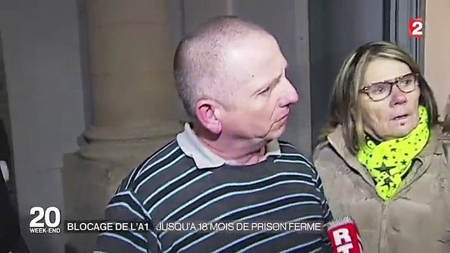 Blocage de l'A1 par des gens du voyage : jusqu'à 18 mois de prison ferme