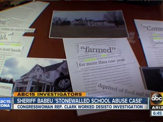 Sheriff Paul Babeu "stonewalled school abuse case"