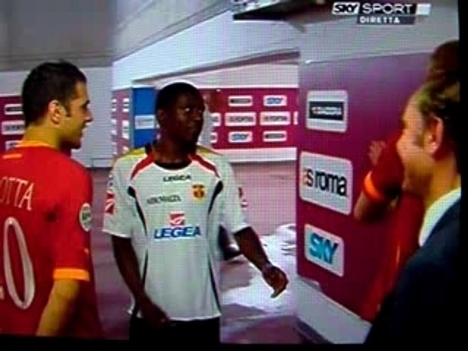 Philippe Mexes Halftime Roma Messina