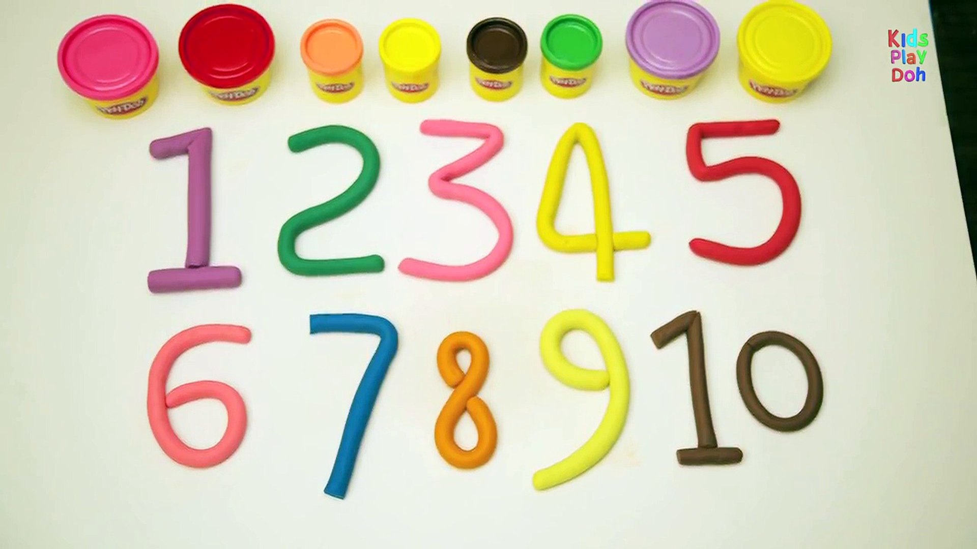 play doh numbers 1 to 10