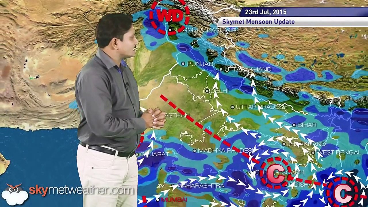 23 July, 2015 Monsoon Updates Skymet Weather HINDI