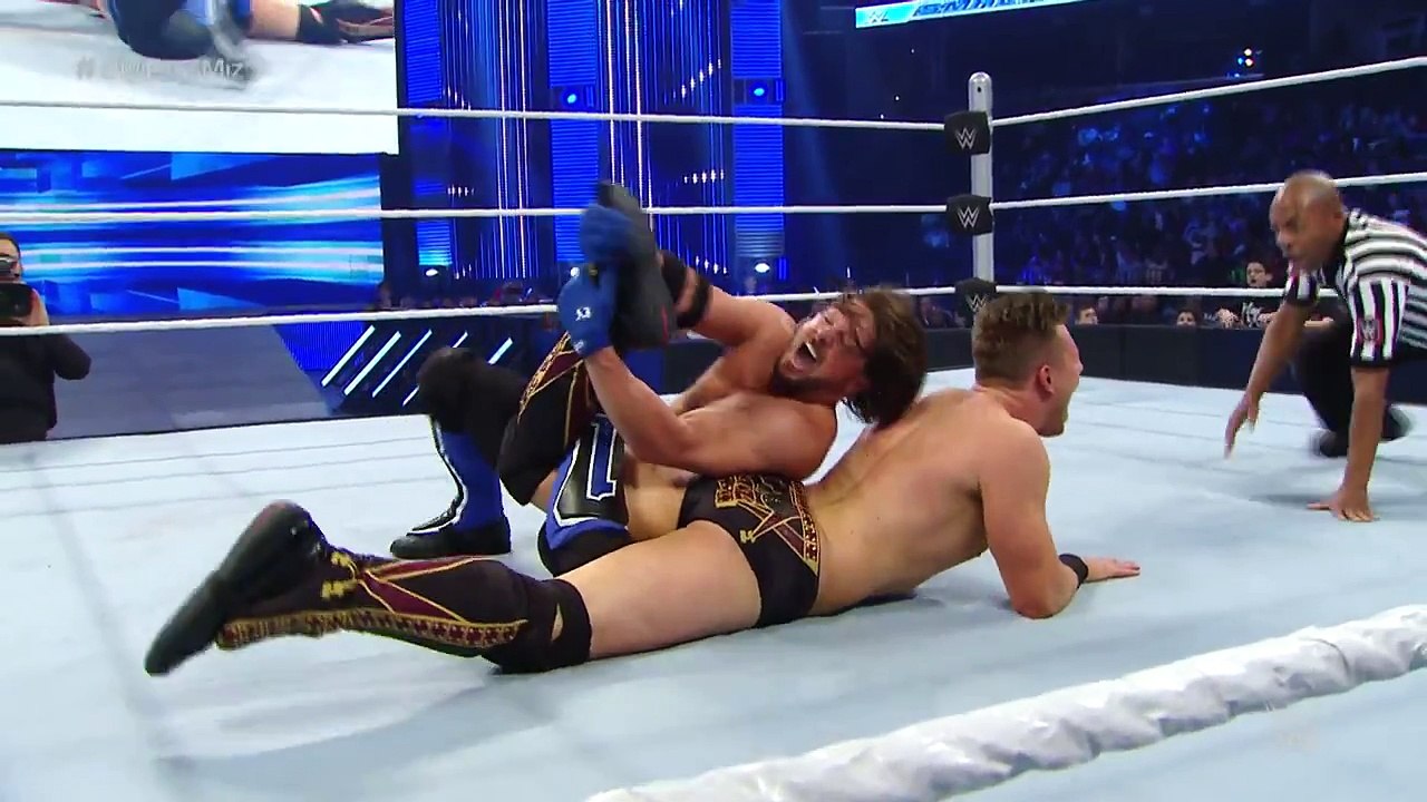 WWE Smackown 4 February 2016-WWE Smackdown 2/4/2016 AJ Styles vs. The Miz  SmackDown, Jan