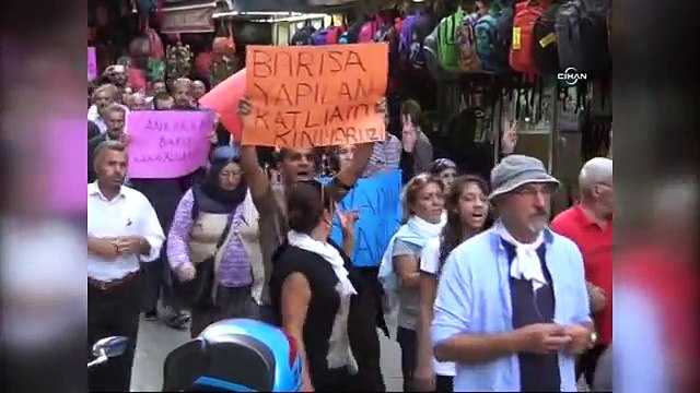 Türkiye ayağa kalktı: Ankara’daki kanlı saldırı tüm yurtta protesto edildi