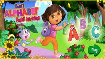 ABC song for Children - Learn Alphabet for kids with Dora the Explorer game 2015