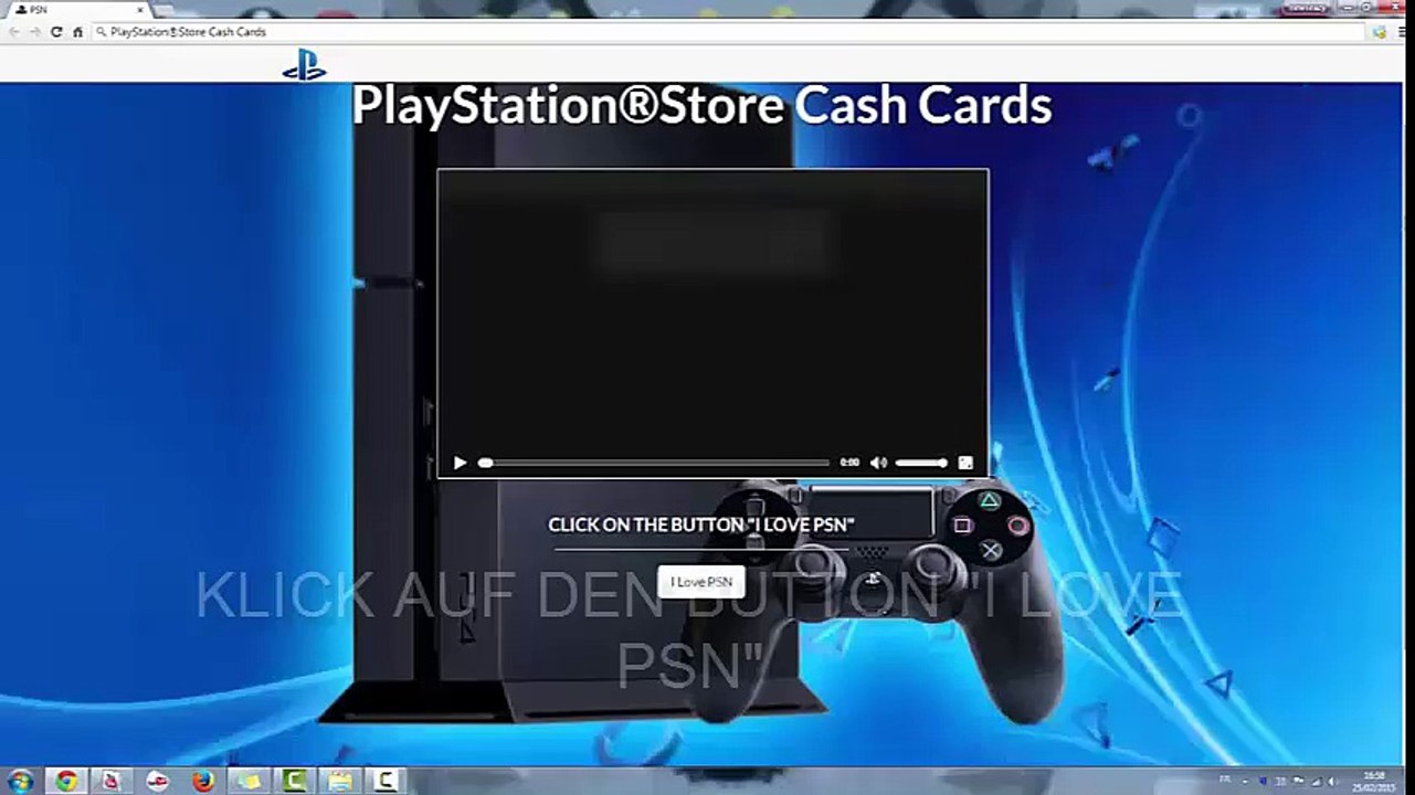 PSN Kreditkarten Gratis Generator Playstation Network kostenlos