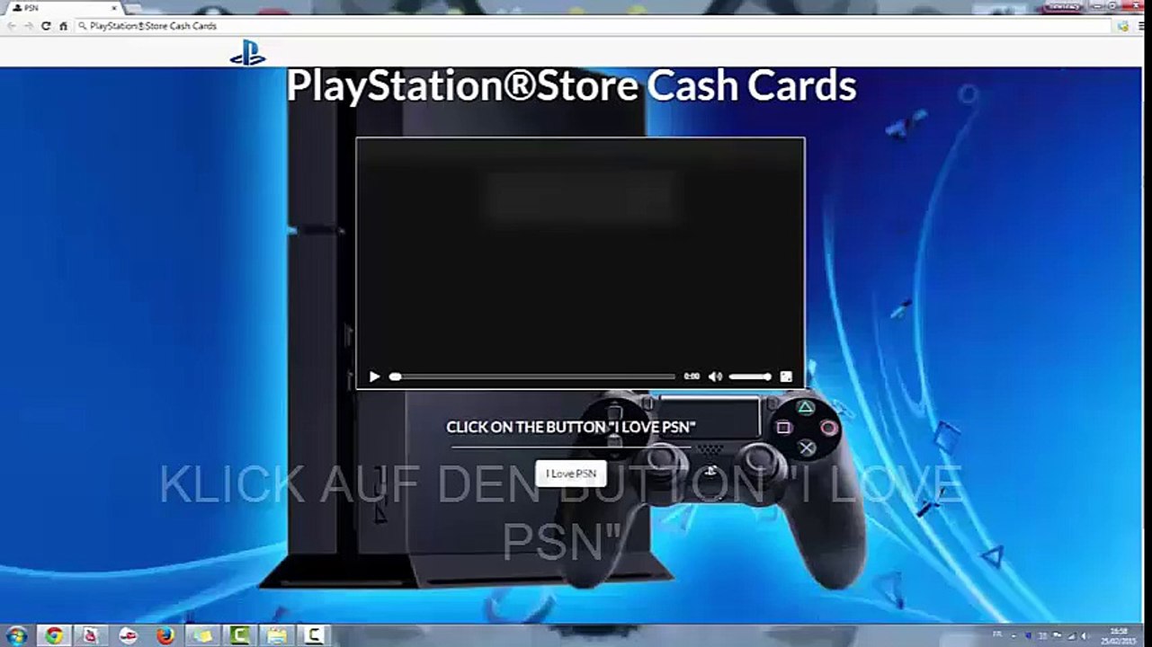 PSN Kreditkarten Gratis Generator Playstation Network kostenlos