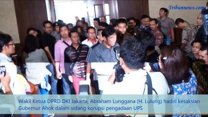 Teriakan dan Senyum Lulung di Ruang Sidang Kesaksian Ahok