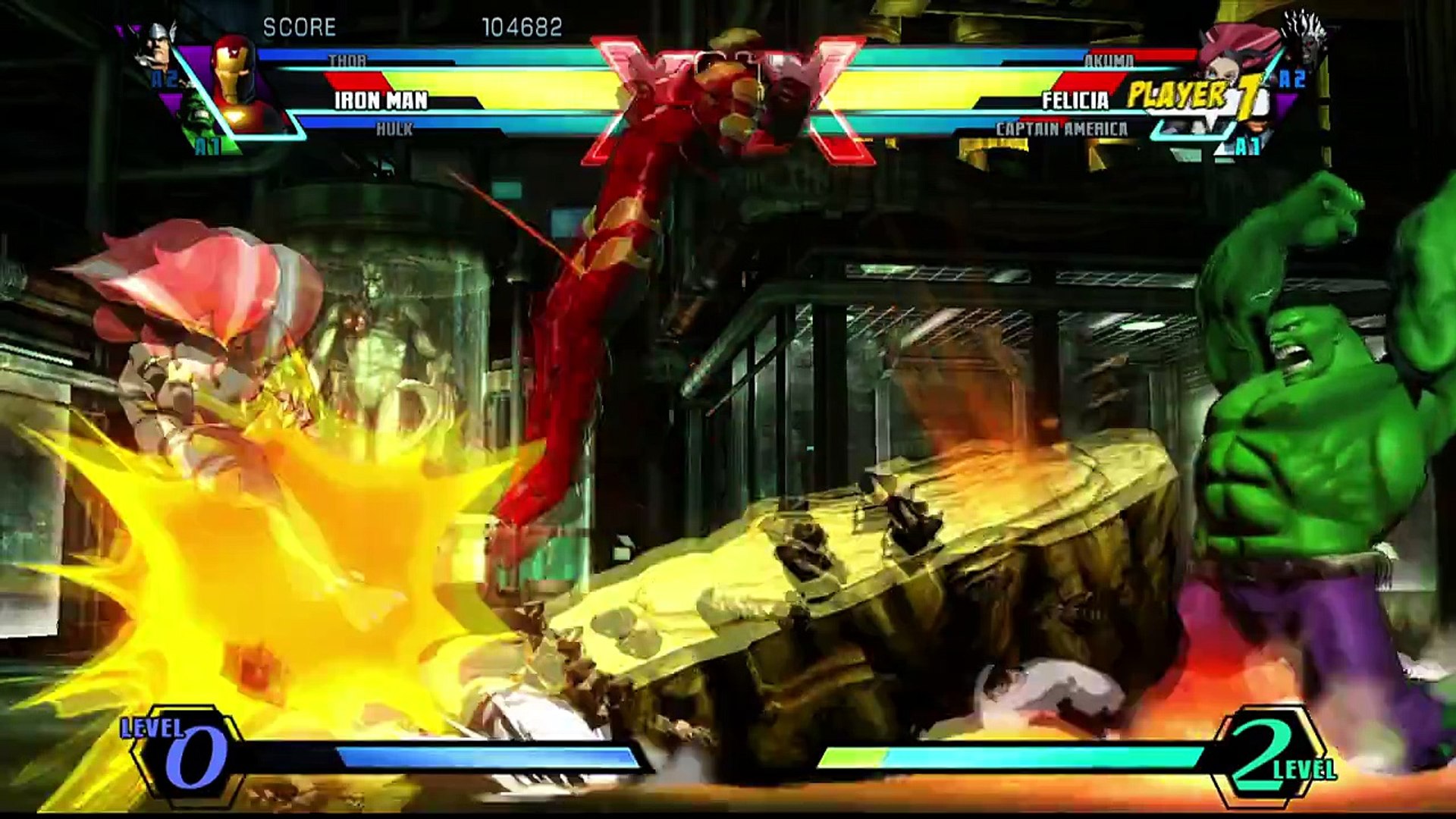 Ultimate Marvel Vs Capcom 3 Hulk Iron Man Thor Arcade Mode