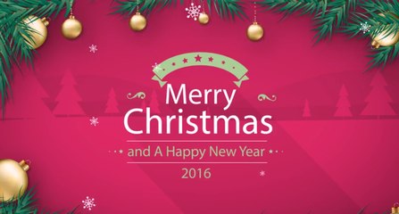 Merry Christmas & Happy New Year Video Greeting | Inviter.com
