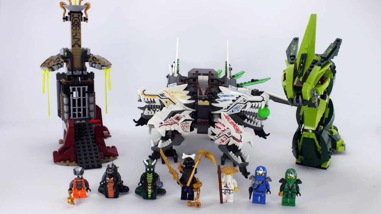 EPIC DRAGON Battle & GREEN NINJA 9450 Lego Ninjago Animated Short & Stop Motion Set Review