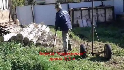 Самодельная угловая дисковая пилорама. Пиление