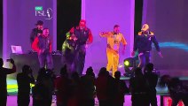 Superb Dance of Chris Gayle With Sean Paul on Stage in PSL