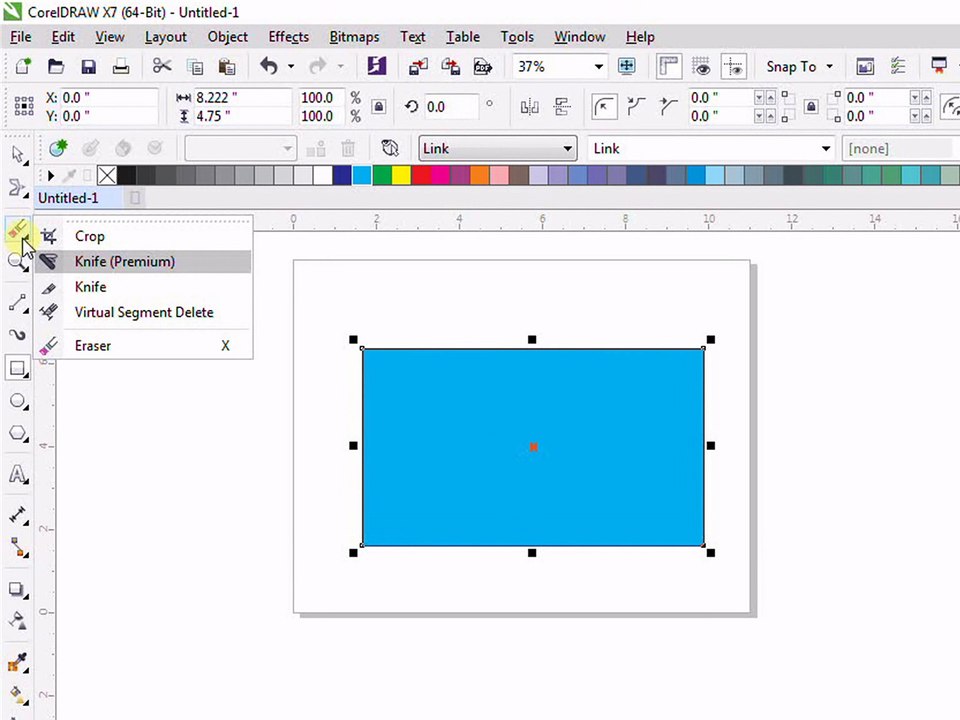CorelDraw x7 Eraser Tool In English video Dailymotion