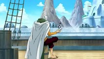 One Piece Short Clip Rayleighs Haki Bullet vs Marines Cannon!