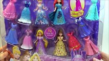 Disney Princess Little Kingdom Magic Clip Dolls Fashion Giftset Rapunzel Belle Cinderella and Merid
