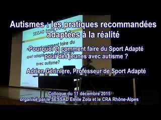 Pourquoi et comment faire du sport adapté pour des jeunes avec autisme ? Adrien Gérinière