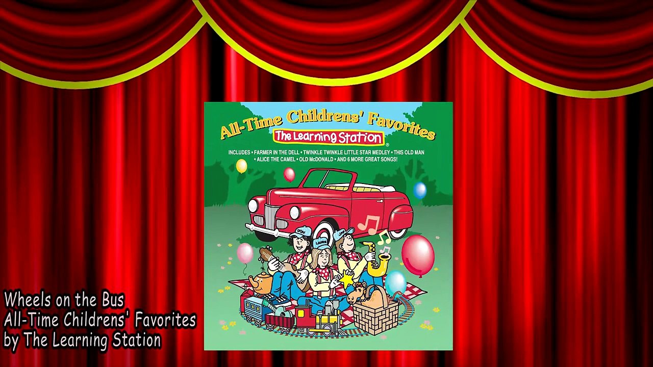 Wheels on the Bus Go Round and Round Popular Childrens Song Kids Song by The Learning Sta