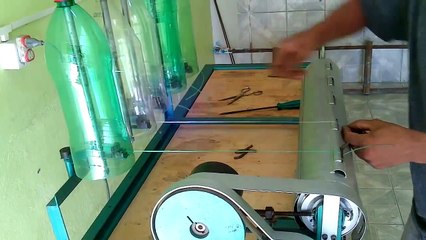 Станок для ленточной нарезки пластиковых бутылок