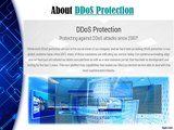 DDoS Protection Protecting Against The DDoS Attacks Since 2007