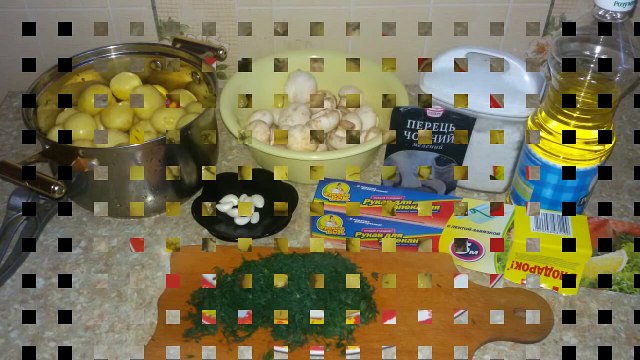 Картошка с грибами в рукаве в духовке