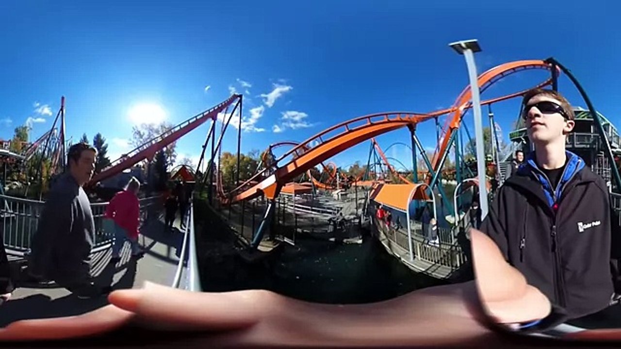 Cedar Point on 360° Camera!!!