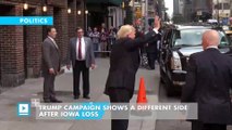 Trump campaign shows a different side after Iowa loss