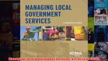 Download PDF  Managing Local Government Services A Practical Guide FULL FREE