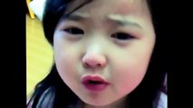Cute Korean baby Girl Apolizing to her Mother || Funny Baby Video clips