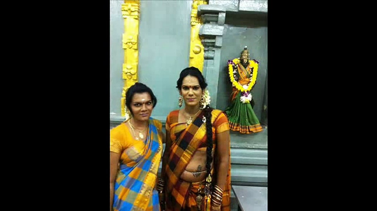 Indian CrossDressing 7(Lady getup, man in saree)