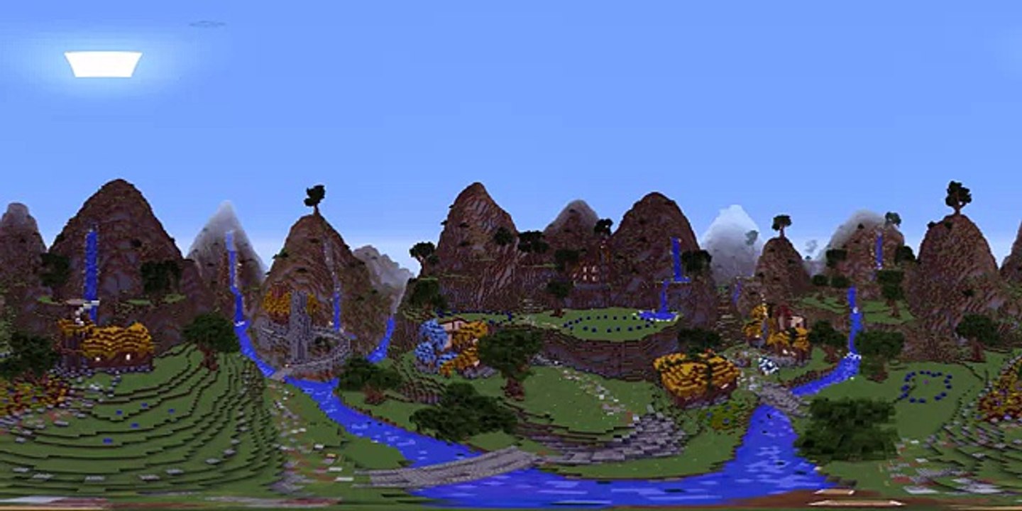 Minecraft 360 Timelapse- Maple Hills