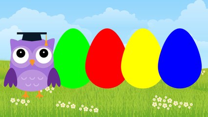 Learn colors with Surprise Easter Eggs and OLI