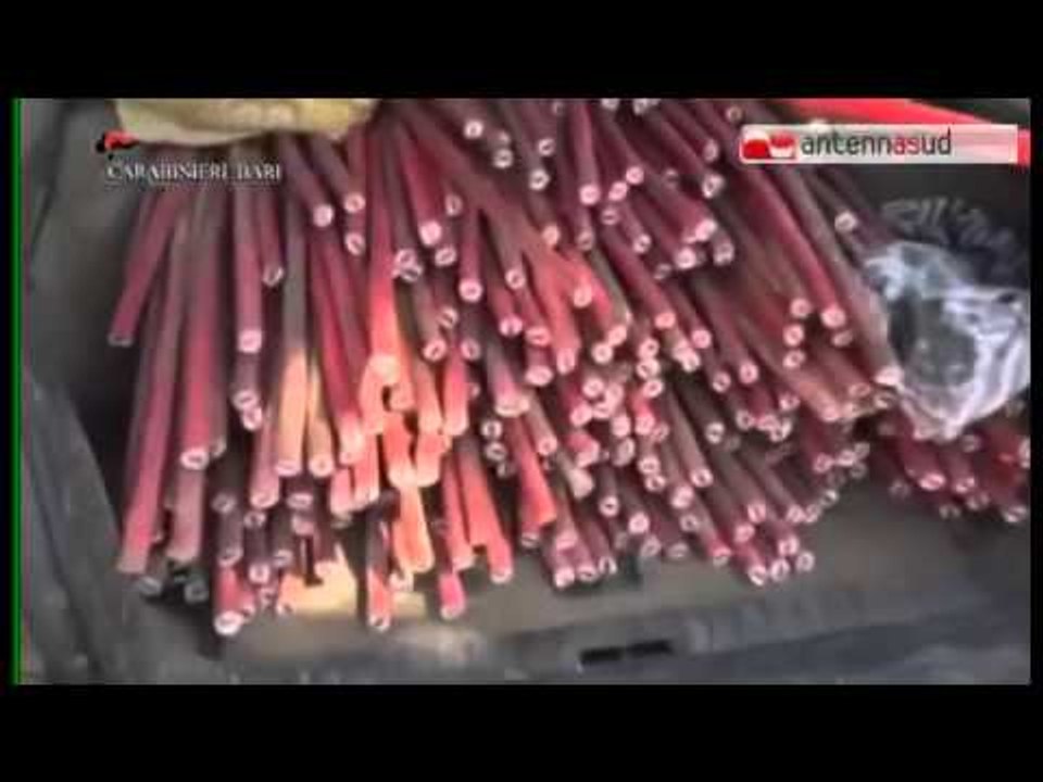 Tg Antenna Sud - Stroncato traffico di rame tra Marche e Puglia