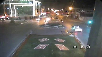 Kaza anları mobese kameralarında