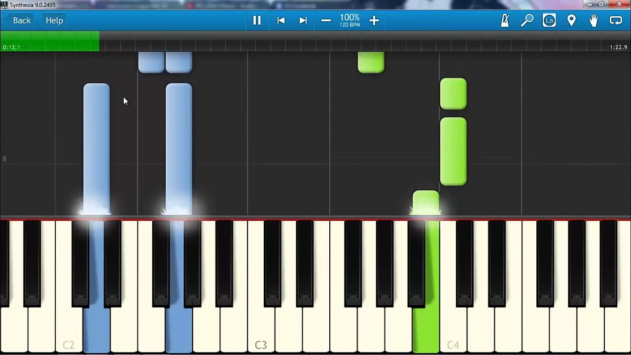 Celine Dion - My Heart Will Go On Titanic (Easy) -- piano tutorial piano lesson(1)