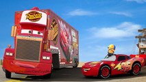 Disney-Pixar Cars 3 - MACK Teleports Lightning McQueen & Minions Dave to Arendelle