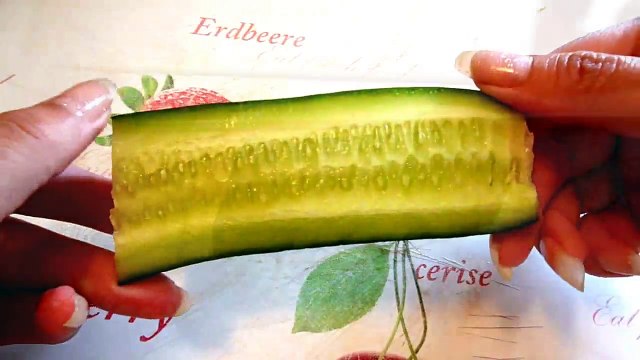 Карвинг огурца _Завиток_. Украшения из овощей. Decoration of Vegetables. Carving cucumber