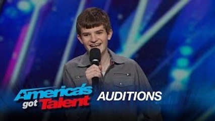 Leo Lytel: Awkward High School Student Nails His Standup Act - Americas Got Talent 2015