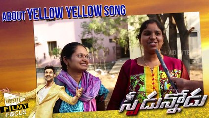 Yellow Yellow Song Public Response || Speedunnodu Movie Response - Filmy Focus