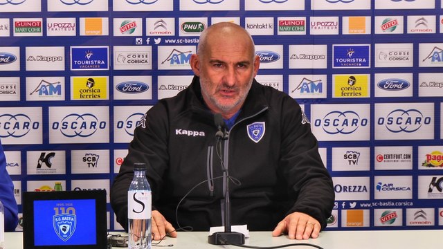 Bastia-Troyes : Conf. d'avant-match de F. Ciccolini
