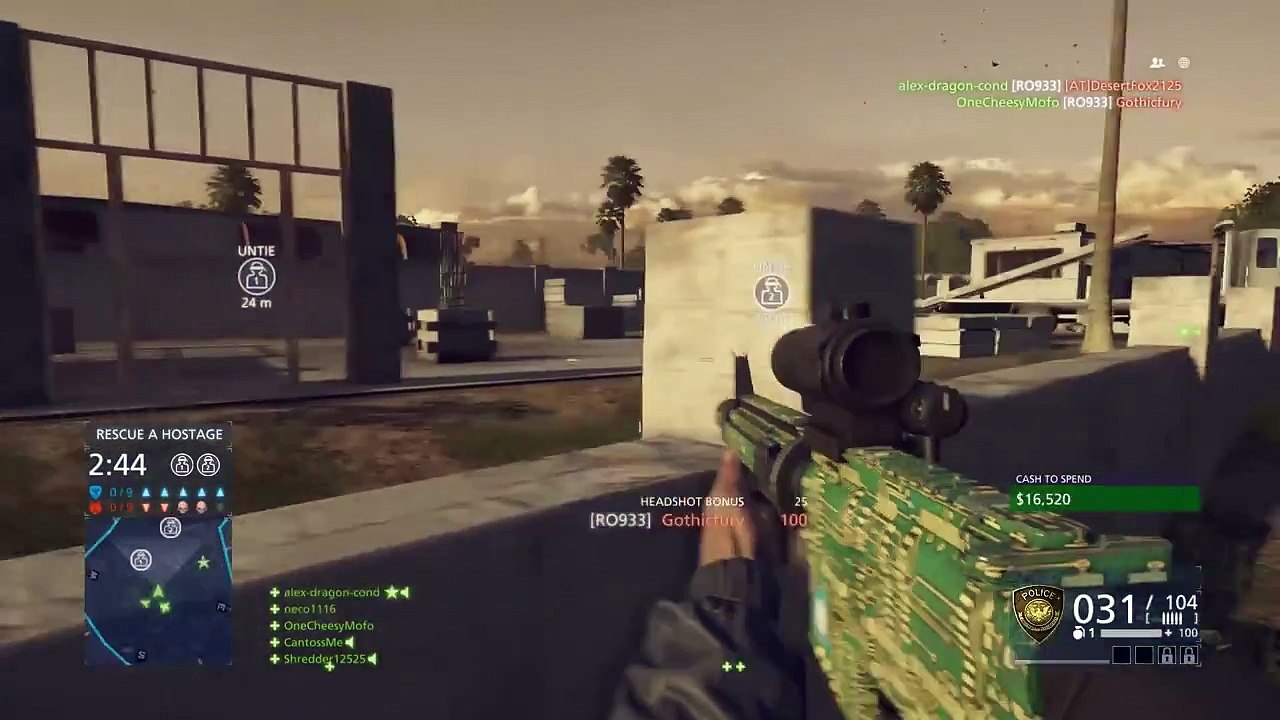BATTLEFIELD HARDLINE (PS4) RTMR Live Multiplayer Gameplay #11 RESCUE!