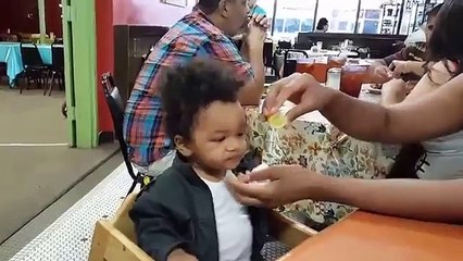 Baby Tries Lemon For First Time