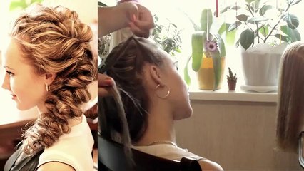 Причёска с помощью резинок