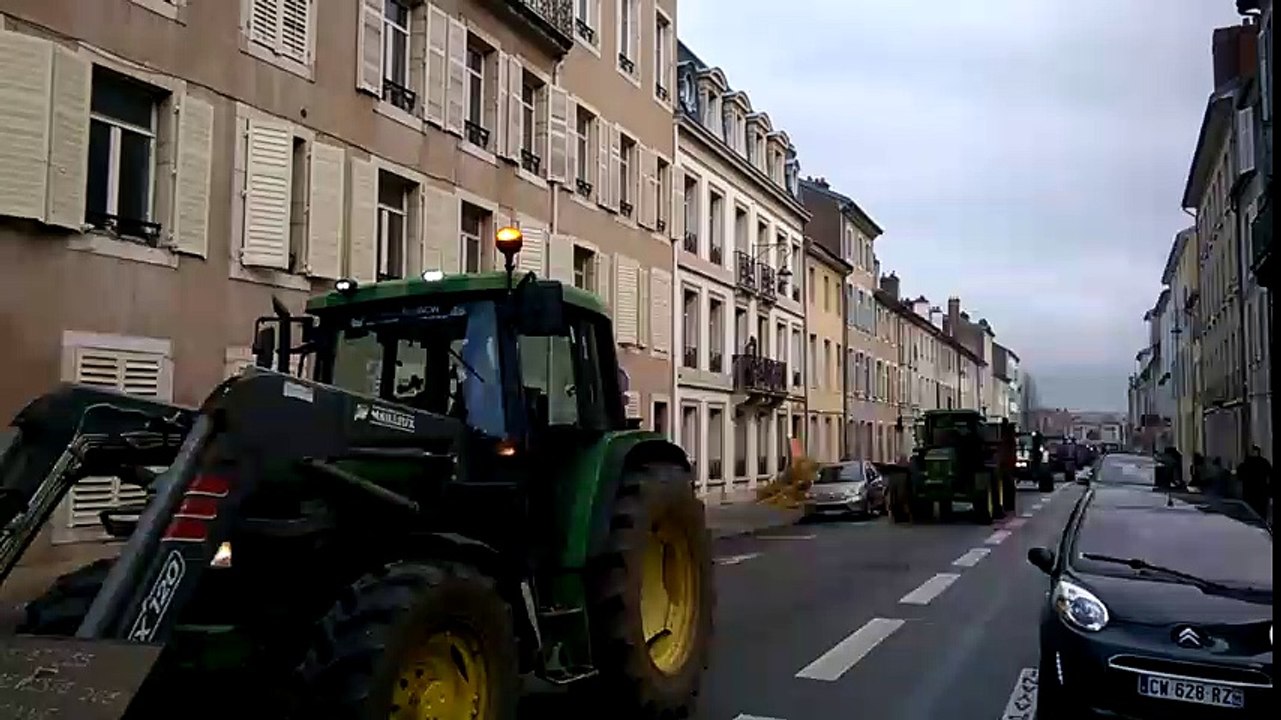 Nancy : l'opération fumier des agriculteurs en colère