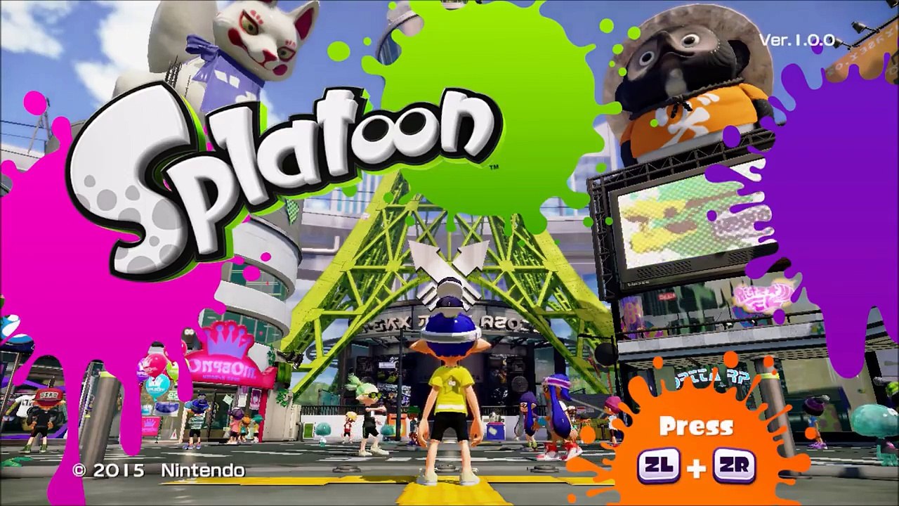 Splatoon MENU! LOAD SCREEN! TUTORIAL!